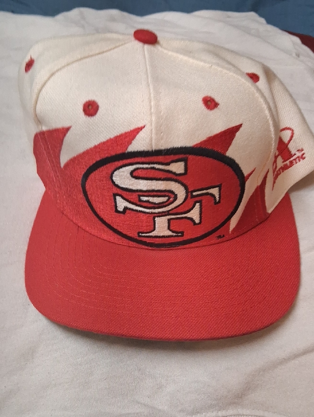 San Francisco 49ers 1990s Logo Athletic Sharktooth Snapback